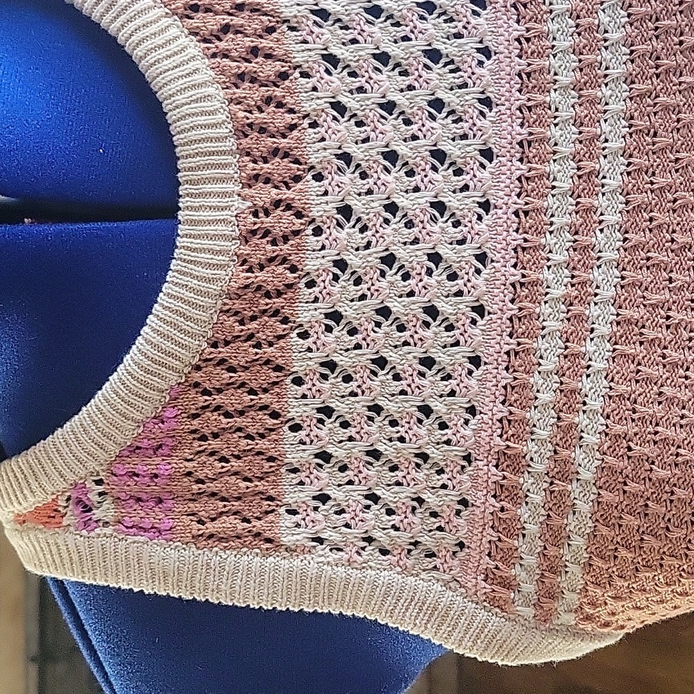 Lulu's Exceptional Expression Beige Multi-Stripe … - image 8